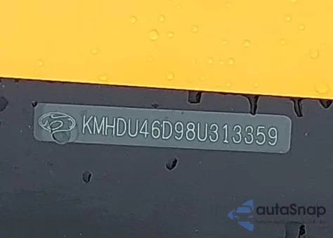 2008 Hyundai Elantra Gls/Se z USA, uszkodzony, nr VIN KMHDU46D98U313359